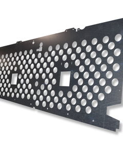 Sheet metal partition lower tier 1500 Step 15-12 V18 holes
